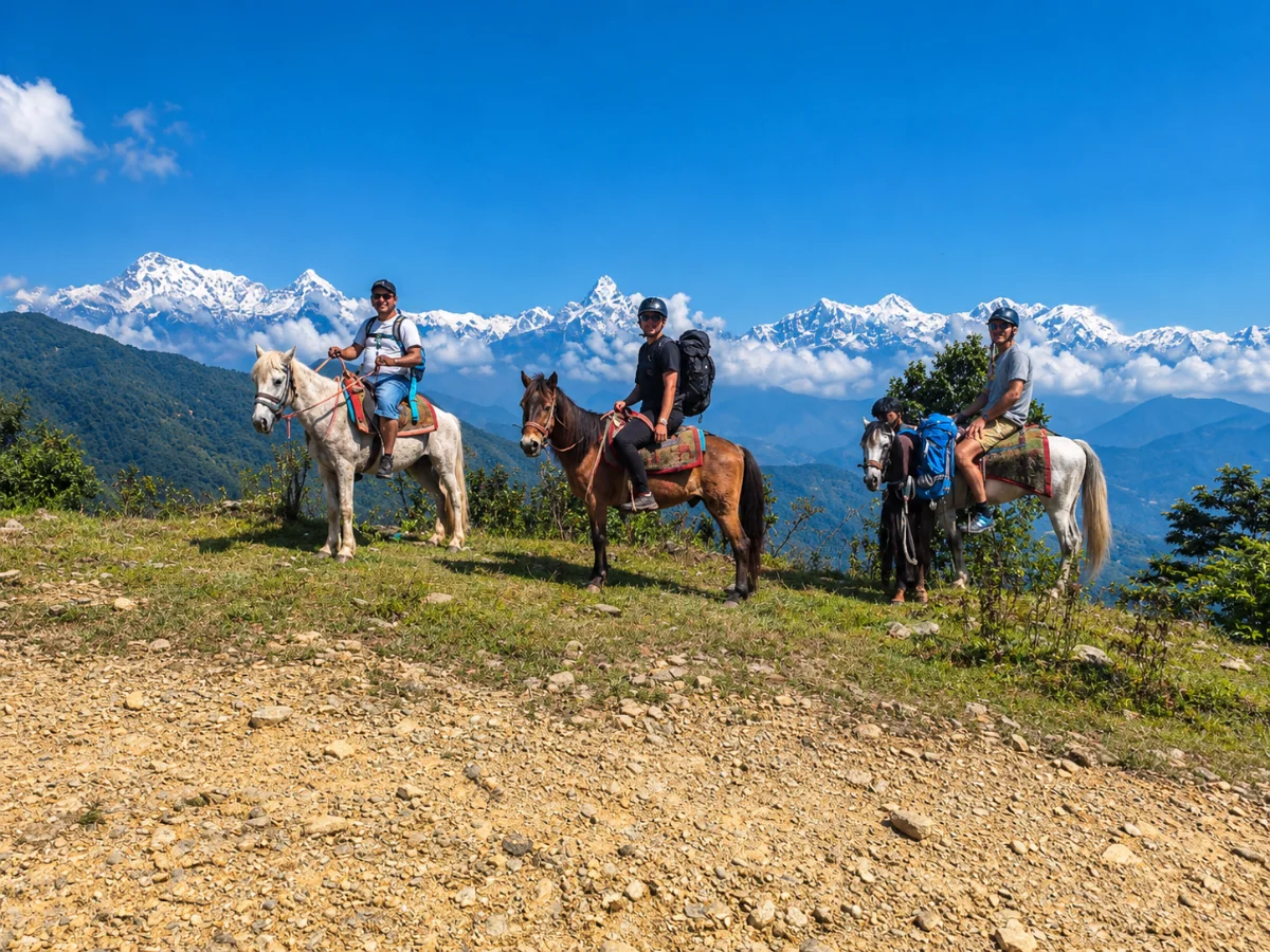 Suryachaur-Horse-Riding-in-Nepal