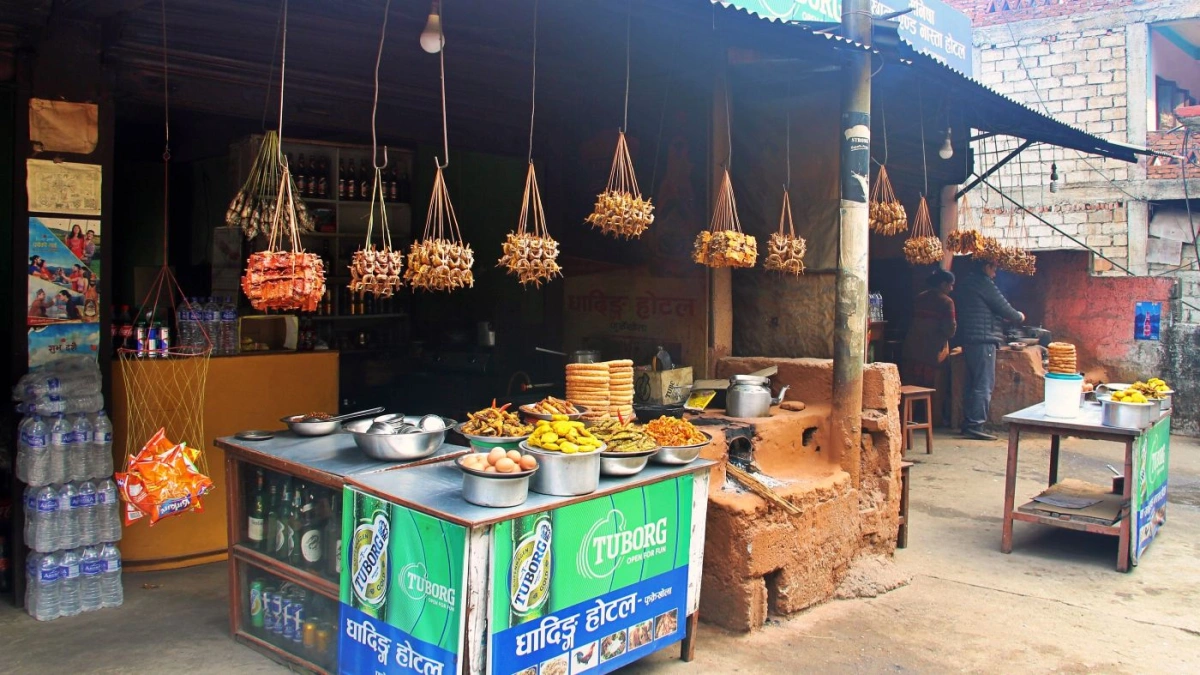 Lunch Break in Dhading