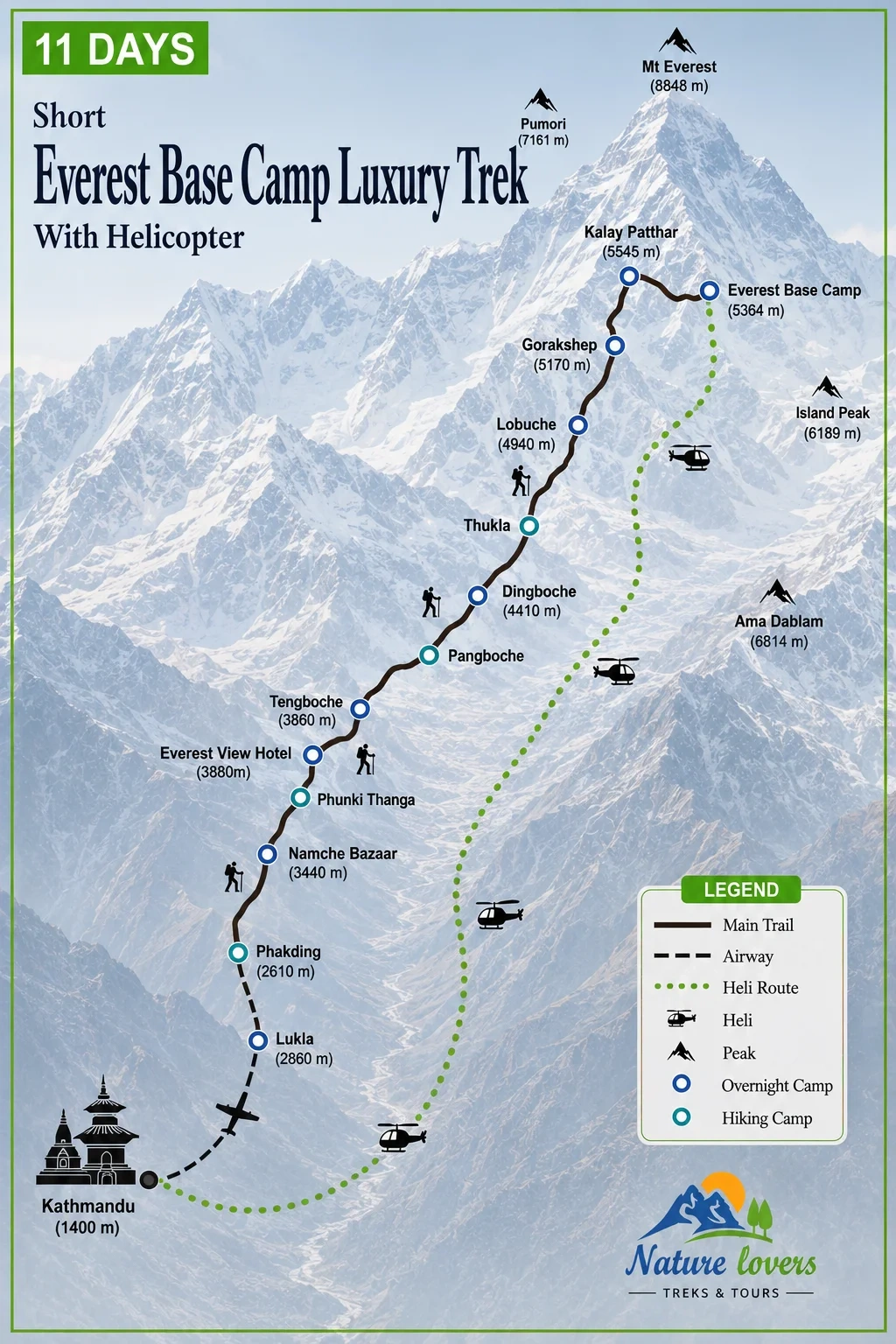 Everest Base Camp Luxury Trek - 11 Days