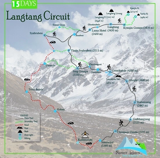 Langtang Gosainkunda Trek - 15 Days